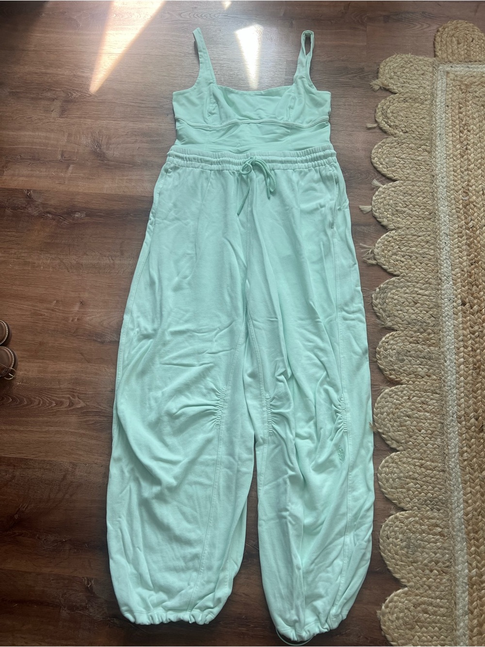 Free People FP Movement Inbound Onesie Size XL RT $128 NWOT Aqua